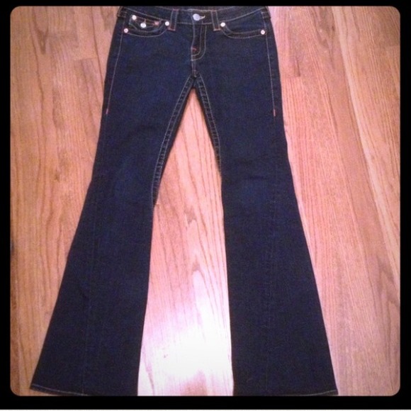 *SOLD*True Religion dark wash Joey jeans