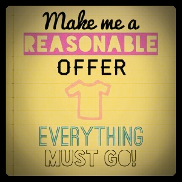Everything must go! Reasonable offers only!