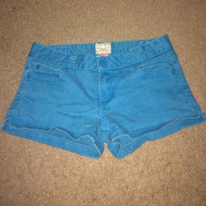 Bright Blue Mudd Shorts!