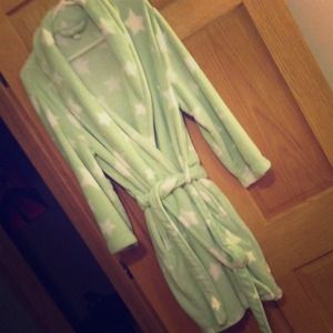 Fluffy soft long robe