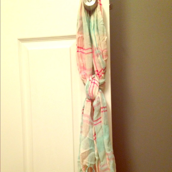Pastel Plaid Scarf