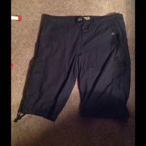 Black capris khakis