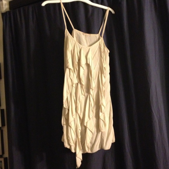 Cream long top