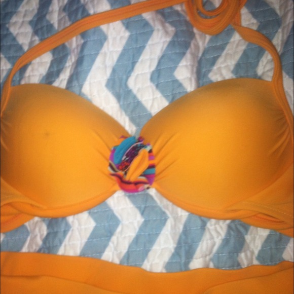 Adorable orange bathing suite