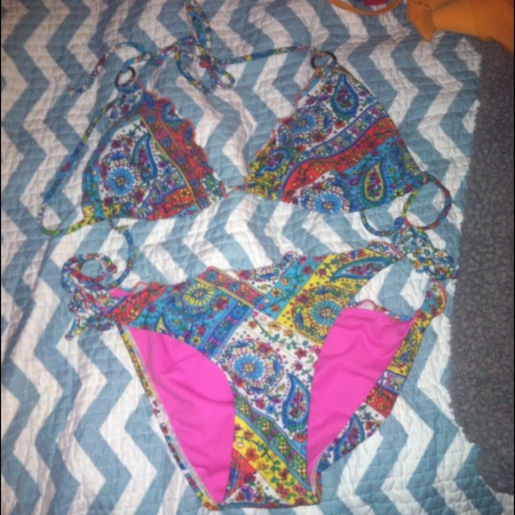 Paisley bathing suite