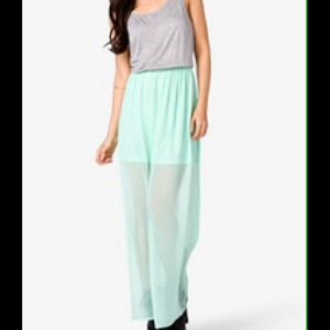 Tank color block Maxi dress.
