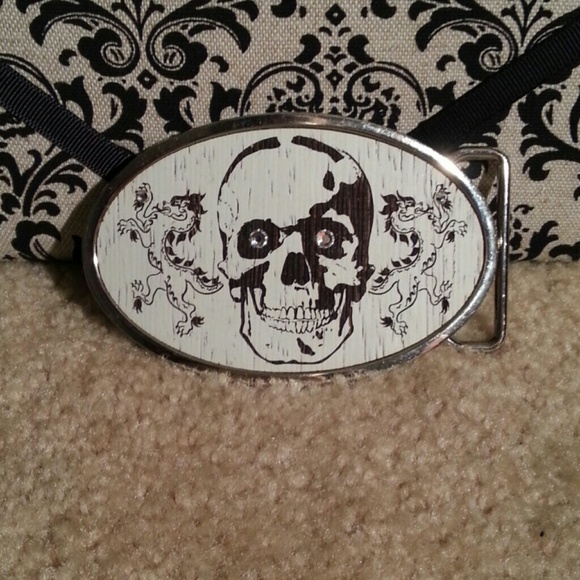 Belt Buckle Skull