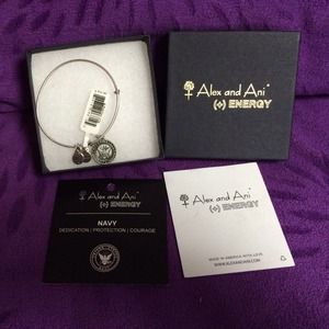 Alex and Ani Navy Energy Bracelet
