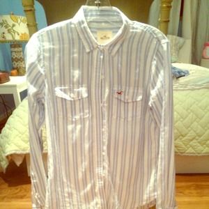 Striped Hollister Button Down