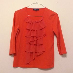 Jones New York Coral Blouse