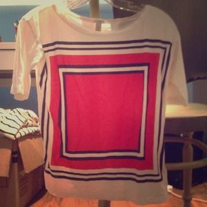 Jcrew Block Print T-Shirt