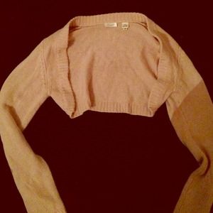 Aqua crop top sweater