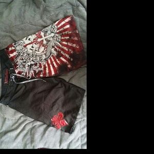 Affliction Men's S bathing suit/board shorts