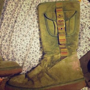 Forest green authentic uggs