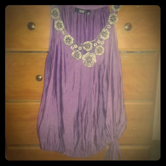 Purple tank