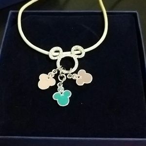 Swarovski mickey necklace