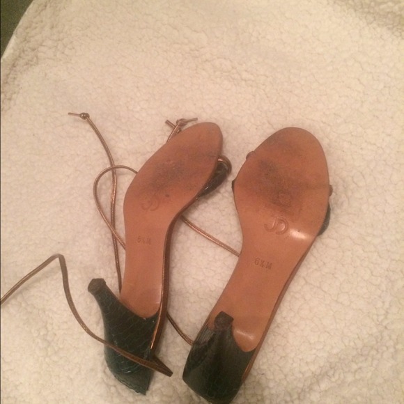 VINTAGE!!!Ankle Lace Up Sandals from the 70's - Picture 4 of 4