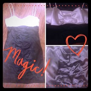 Satin Dress w/Bow!