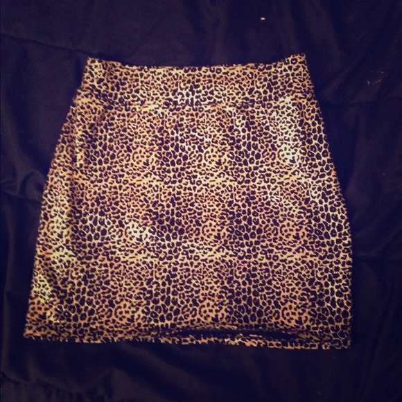Cheetah skirt