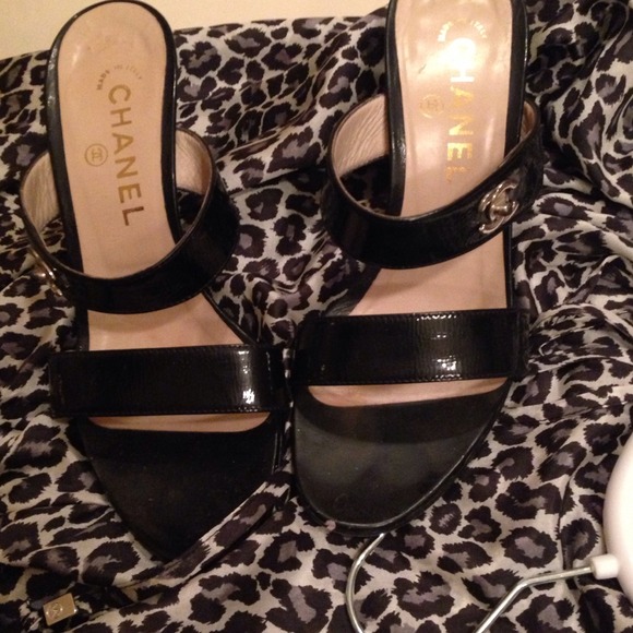 Chanel heels.