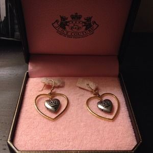 Juicy Couture Locket Heart Earrings