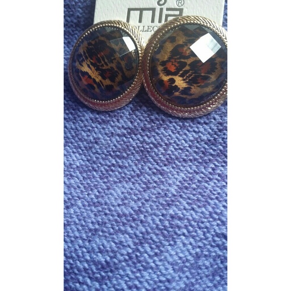 Cheetah earrings