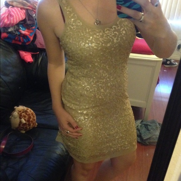 Gold Dress