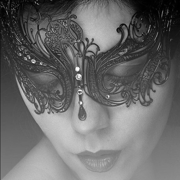 3D Metal Laser Cut Venetian Masquerade Party Mask