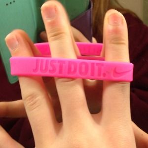 Nike pro just do it bracelet