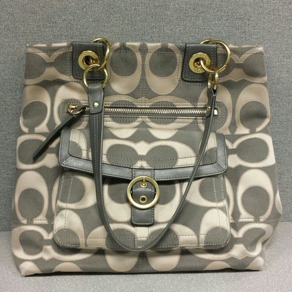 SOLD!!! Authentic Coach signature logo handbag