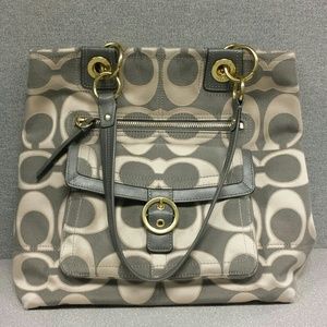 SOLD!!! Authentic Coach signature logo handbag