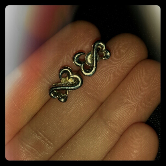 Open heart earrings from kays