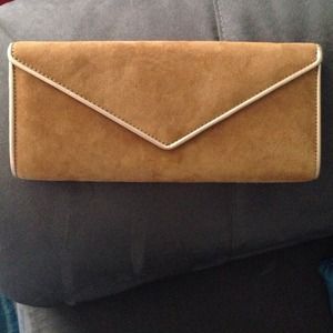 Suede Clutch