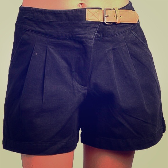 Shorts With attached Belt.