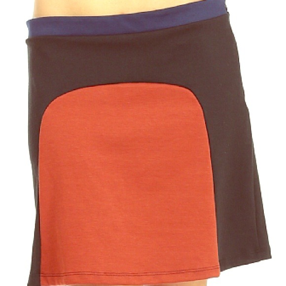 Color Block skirt.