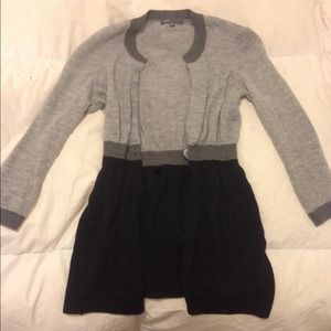 Vince 100% CASHMERE colorblock cardigan top shirt