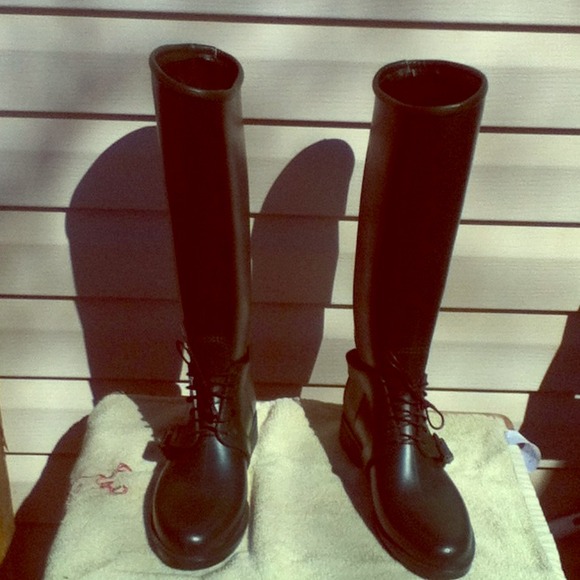 Nine West Equestrian Style Rain Boots