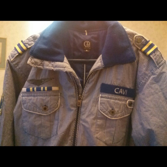 CAVI Checkered Unisex Aviator Bomber - Picture 2 of 4