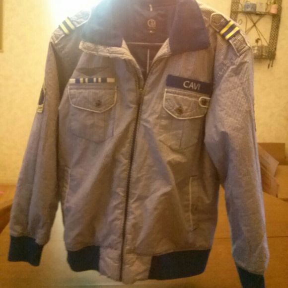 CAVI Checkered Unisex Aviator Bomber - Picture 4 of 4
