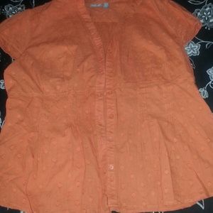 Orange Blouse