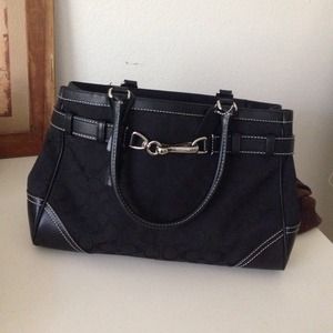 Coach black handbag