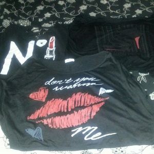 Cute half shirts. Will Bundle for $5 each