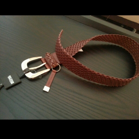 MICHAEL KORS Wide Braided Belt