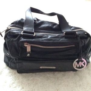 Michael Kors Black Leather Purse