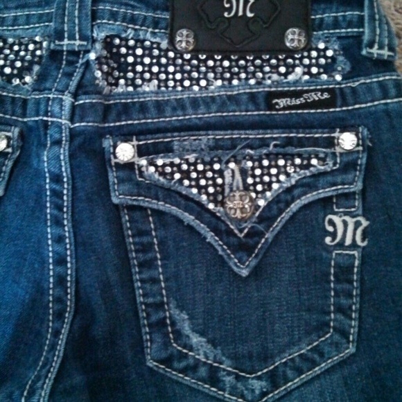 Miss Me Bling Bootcut Stretch Jeans