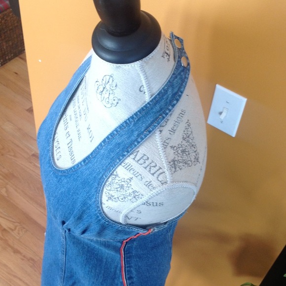 Vintage Denim Halter Dress - Picture 3 of 4