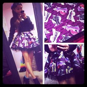 High waisted skirt. Custom made Disney villian.