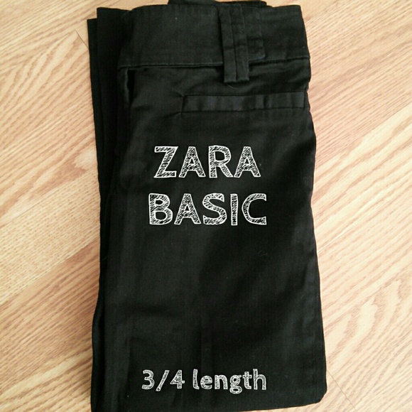 Zara Pants - 🕛2$20Deal🕛Zara Basic blk capri pants