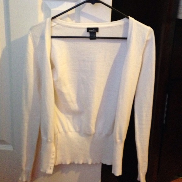Cream cardigan