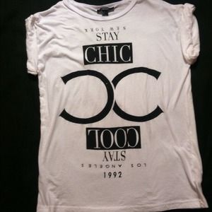 SOLD💜Forever 21 rhinestone Chanel tee-shirt